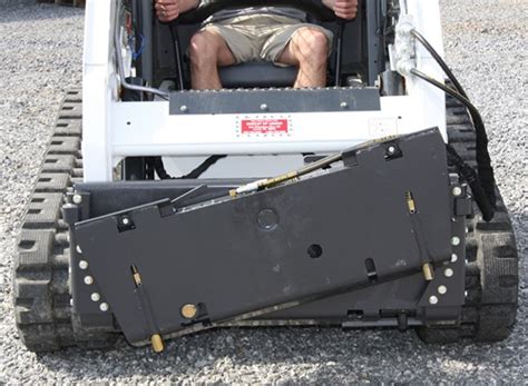 skid steer swivel plate|skid steer tilt mount plate.